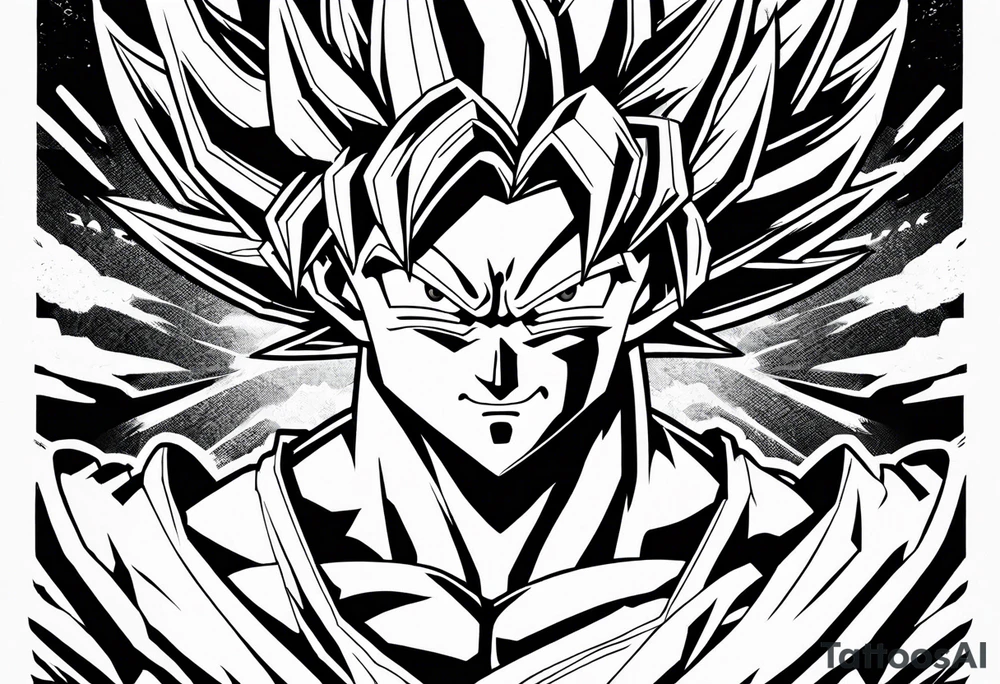 Son Goku tattoo idea