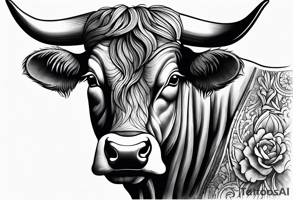 Bull tattoo idea