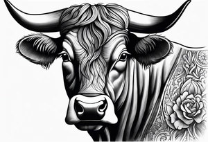 Bull tattoo idea