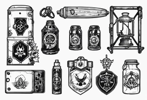 Scarcolletors from Wasteland 3 game. tattoo idea