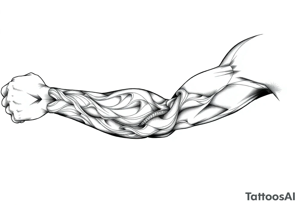 bold line tattoo idea