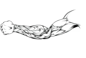 bold line tattoo idea