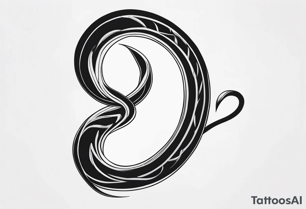 long snake tattoo idea
