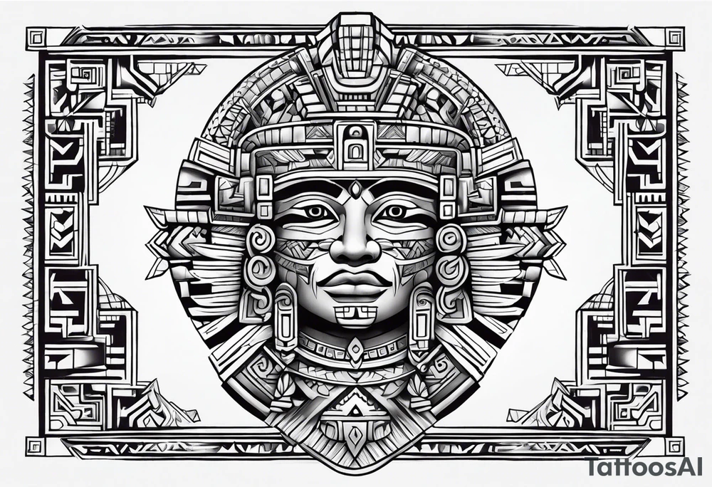 Aztec tattoo idea
