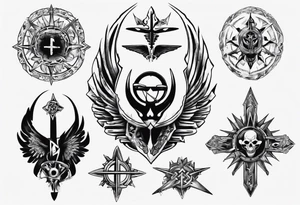 Ukrainian War Symbol tattoo idea