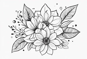 Floral Motif tattoo idea