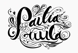 Paula tattoo idea