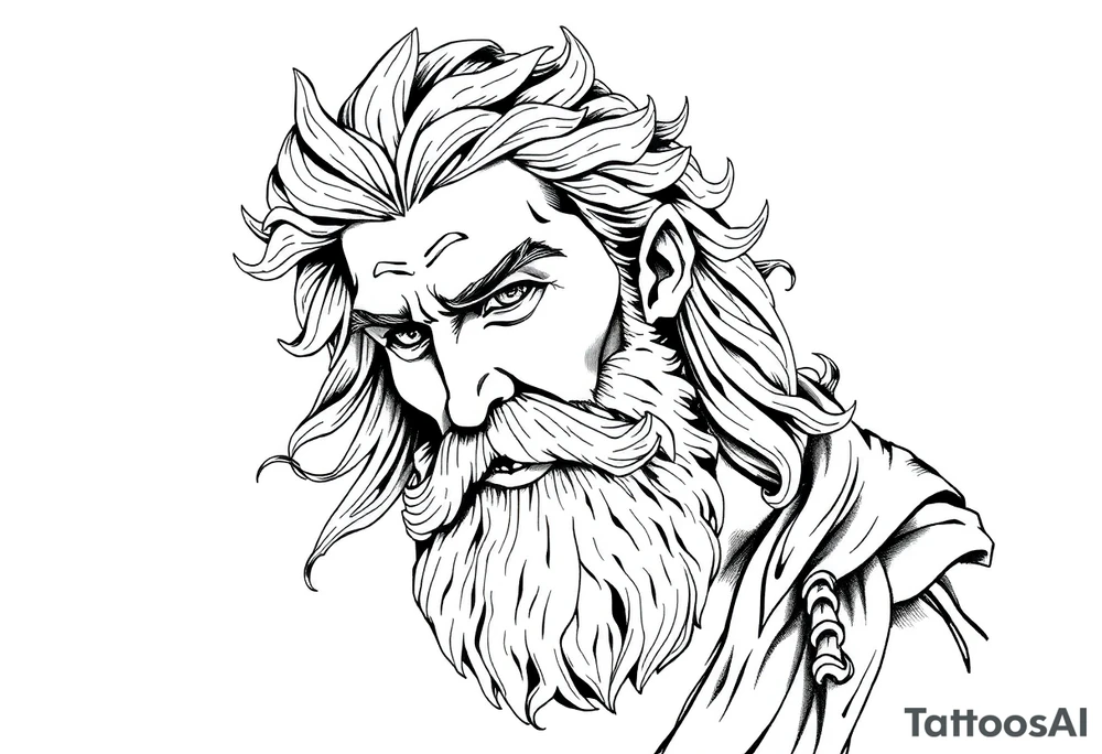 greek god tattoo idea