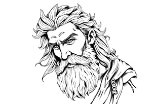 greek god tattoo idea
