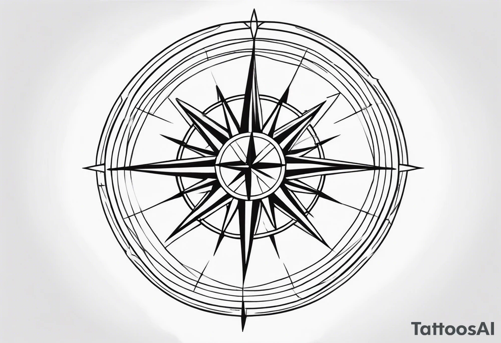 Compas tattoo idea