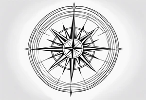Compas tattoo idea