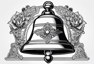 A Bell with the name Valor tattoo idea