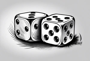 Las Vegas dice tattoo idea