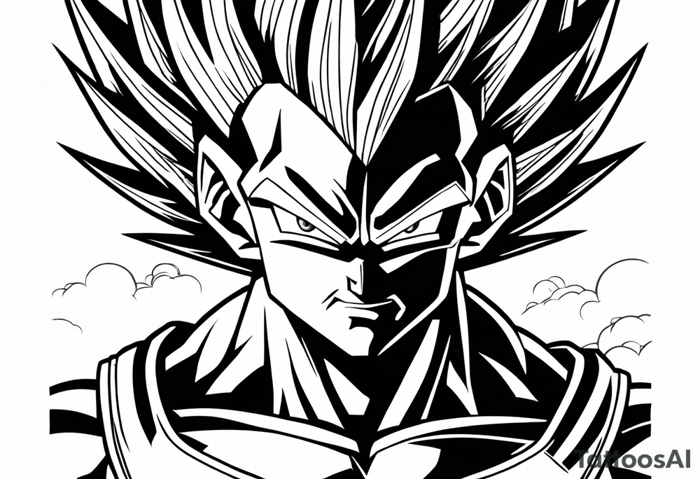 Kid vegeta tattoo idea