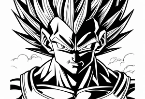Kid vegeta tattoo idea