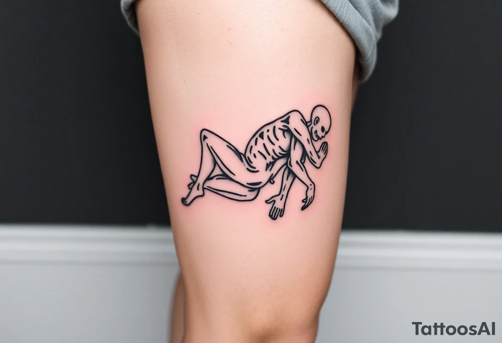 Contortionist tattoo idea