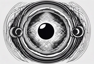 black hole absorbing things around put on my forearm tattoo idea