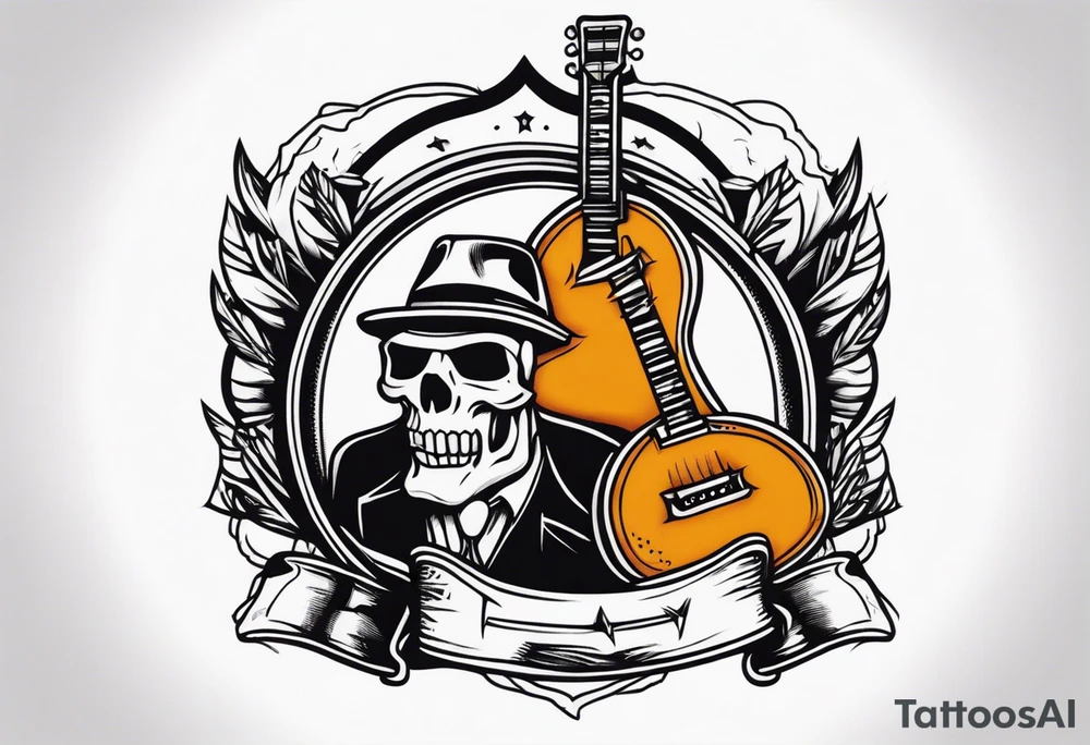 Rock a billy tattoo idea