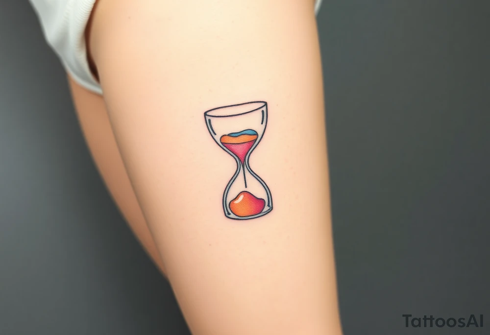hourglass tattoo idea