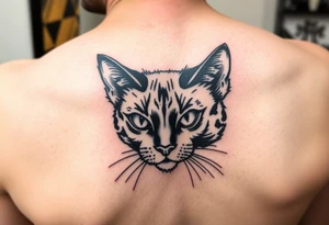 Black Cat tattoo idea