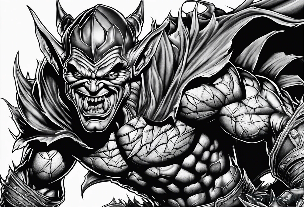 Green goblin tattoo idea