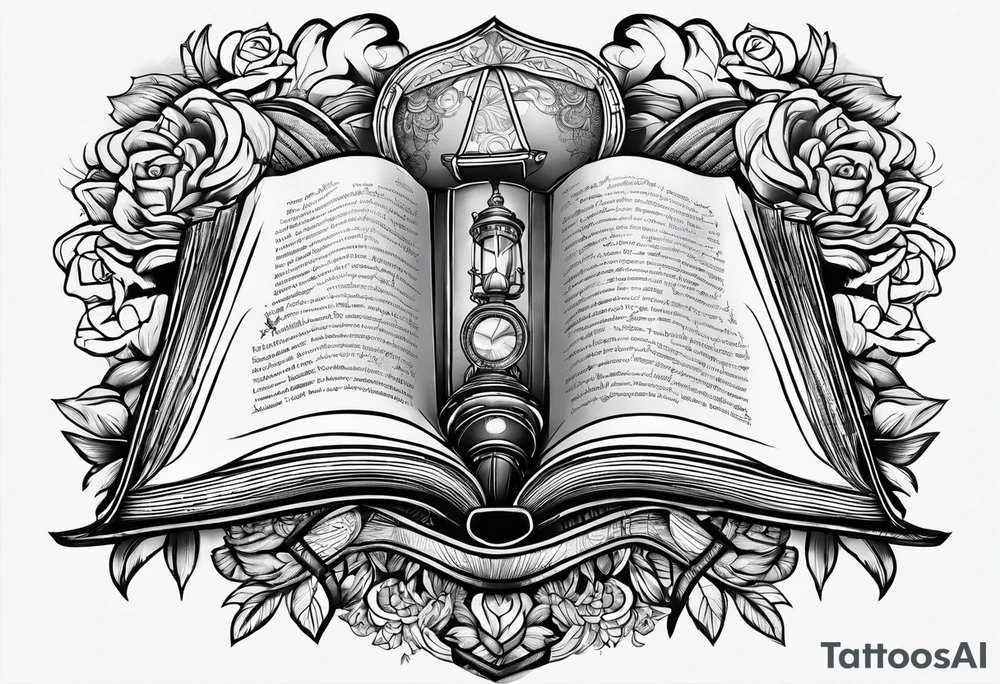 Book lover tattoo idea