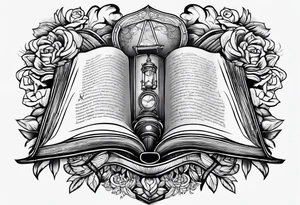Book lover tattoo idea