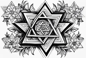 star of david tattoo idea