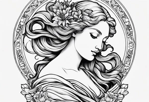 The birth of Venus tattoo idea