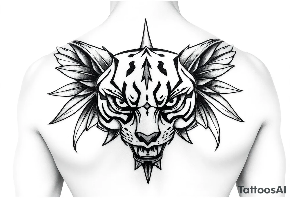 Стиль Чикано. Мотоцикл, череп и надпись 1% tattoo idea