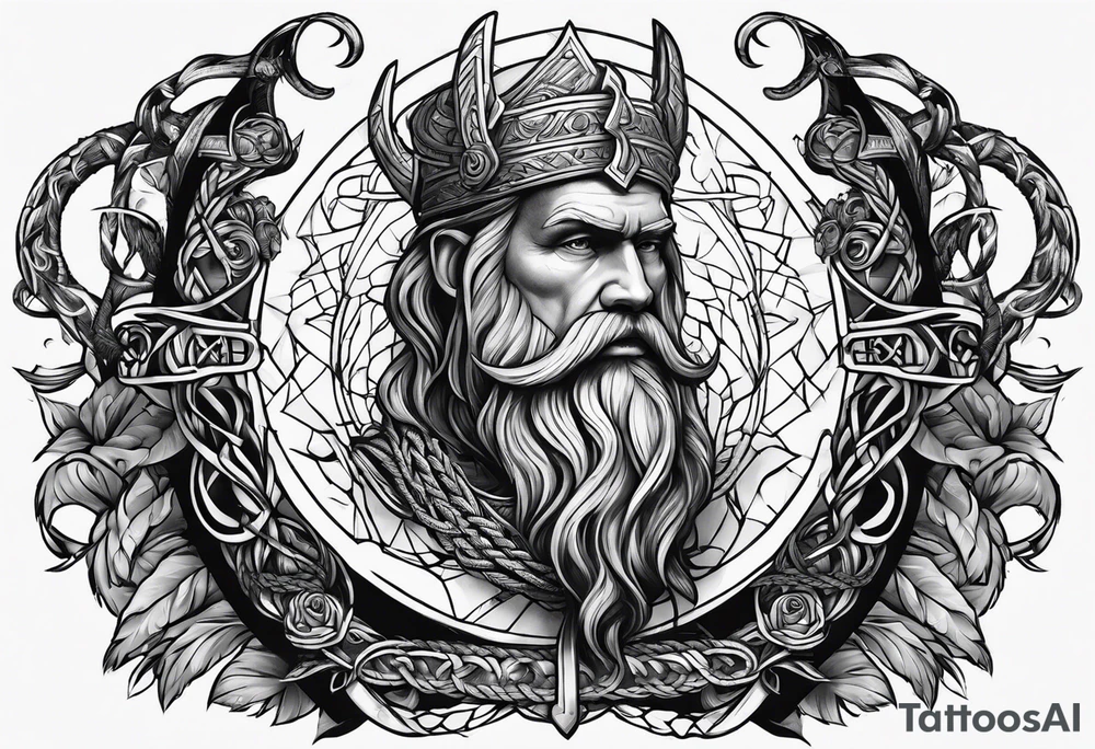 Norse rope tattoo idea