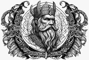 Norse rope tattoo idea