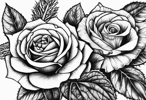 roses and thorns tattoo idea