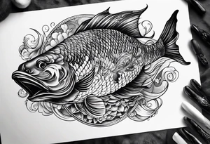 Ocean sleeve tattoo idea