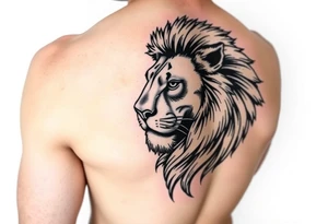 powerful majestic lion for arm cover up tattoo tattoo idea