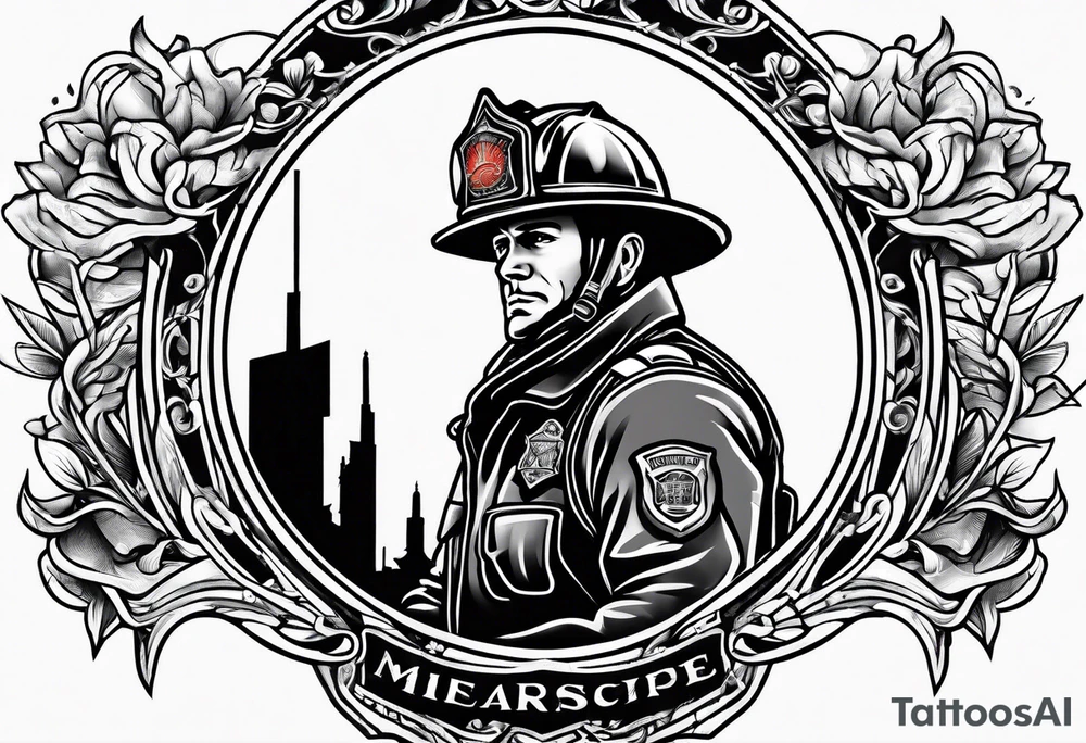 Firefighter tattoo idea