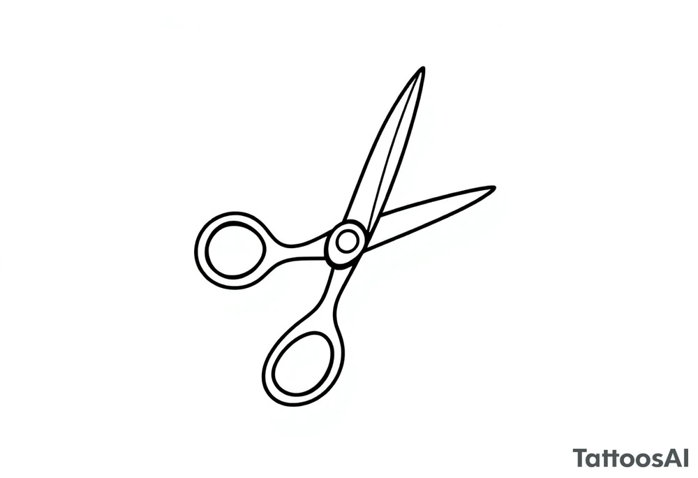 Scissors tattoo idea