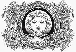 Aquarius sun and Leo rising tattoo idea
