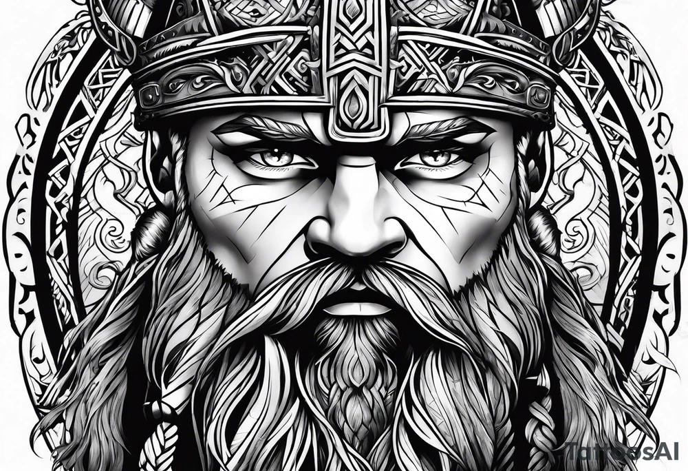 Viking tattoo idea