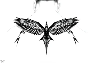 Itachi with ravens tattoo idea