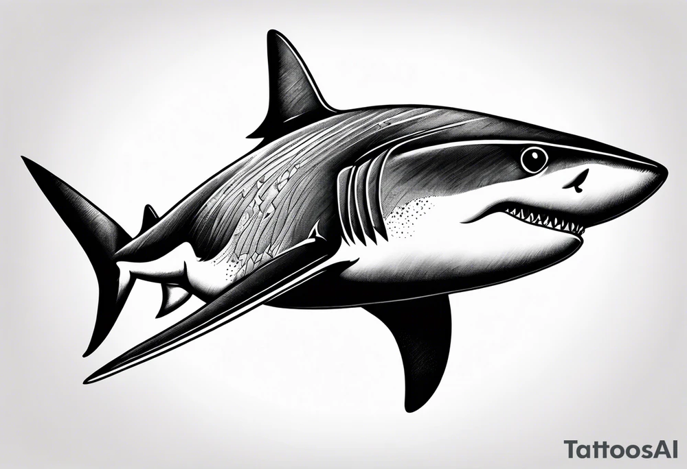 Shark tattoo idea