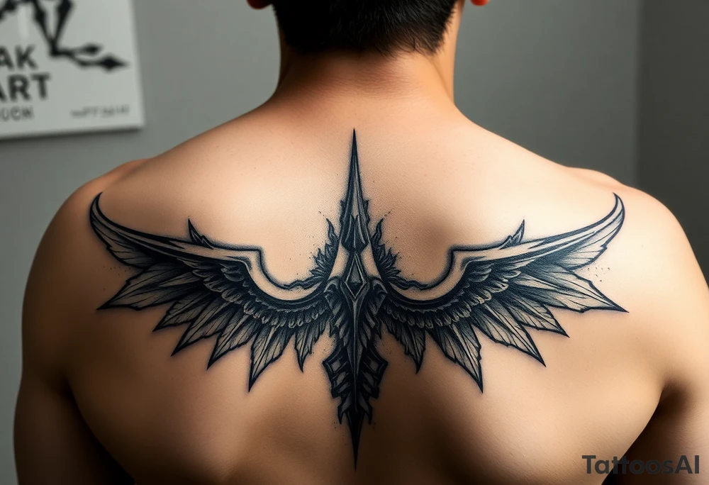 create a arm tatto based on a fantasy world, mix with books and fantasy arts tattoo idea