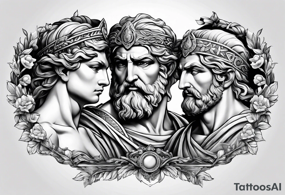 greek heroes tattoo idea