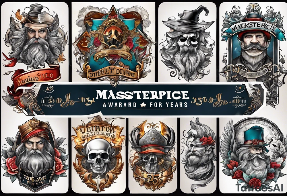 10 men, friends for 35 years. More family then friends. tattoo idea