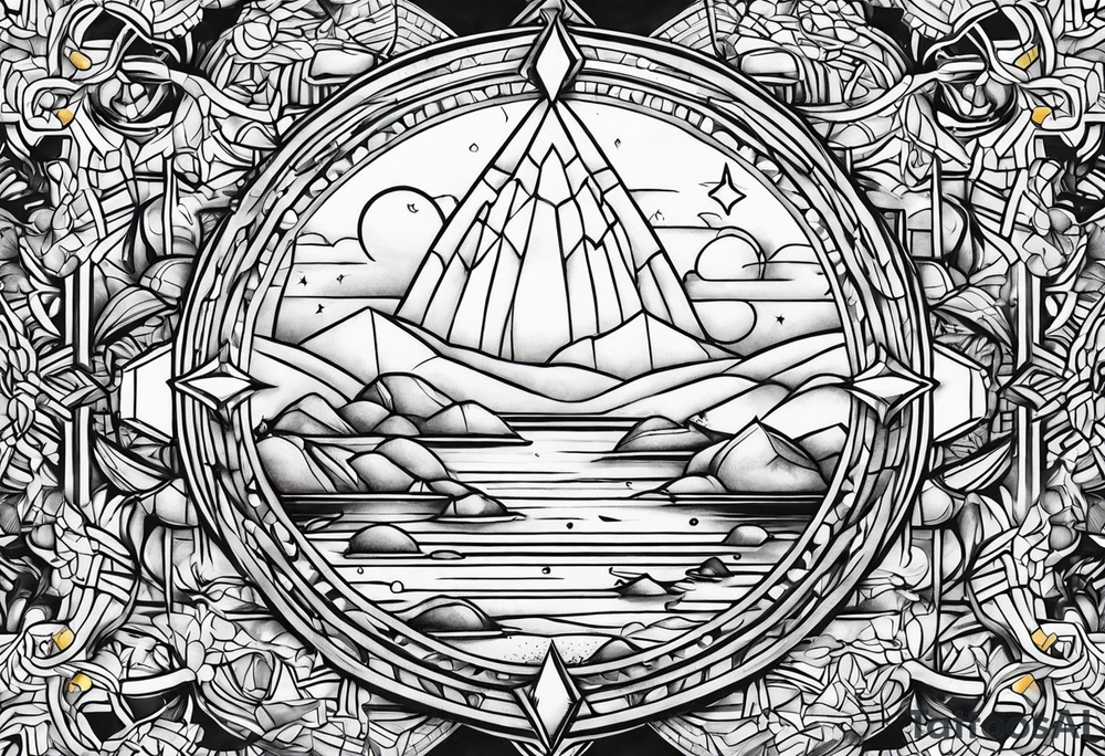 Wishing rocks tattoo idea