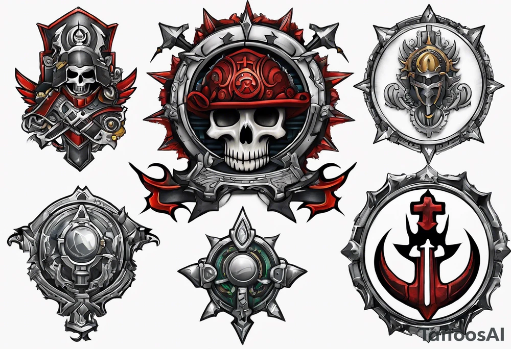 Warhammer 40k inquisitorial seal tattoo idea