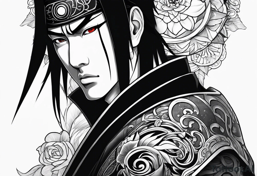 Itachi Uchia powering up tattoo idea