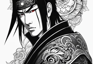 Itachi Uchia powering up tattoo idea
