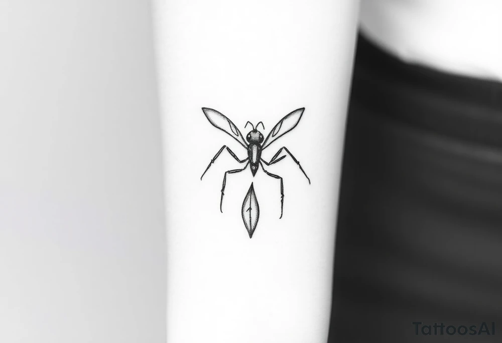 ant tattoo idea