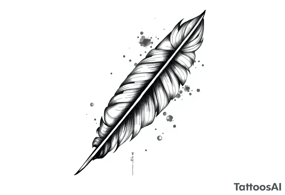 FEATHER tattoo idea